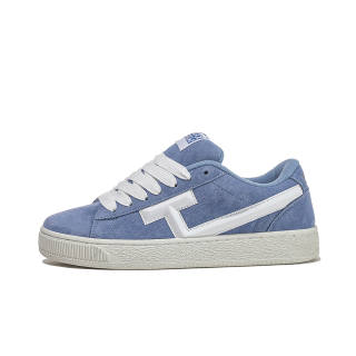 IEXX Puffy Shoes Slip Resistant Balance Slip Resistant Balance Low top Skateboard Shoes Unisex Denim Blue