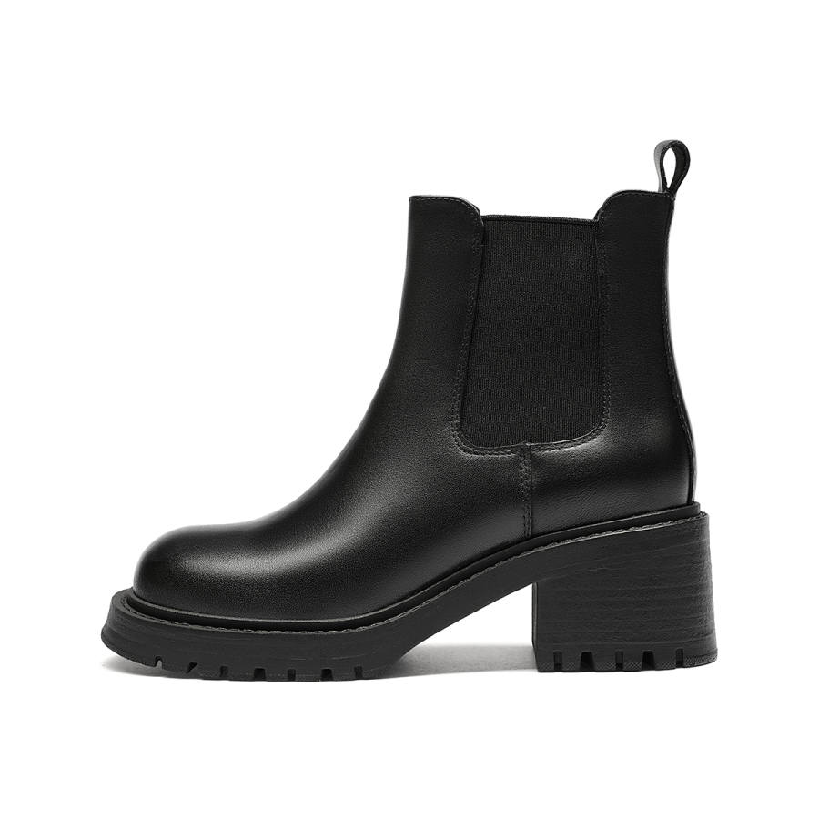 GOLDLION Short Chelsea Boots Women's Black