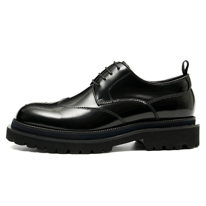 ASTON M.JAZZ Top Grain Cow Leather Casual Shoes Men's