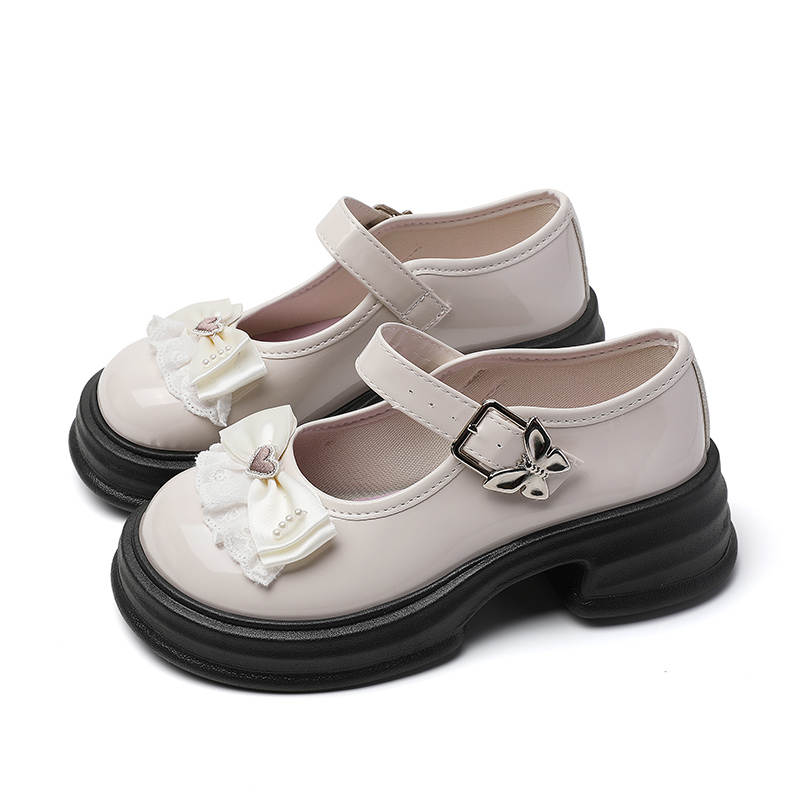 OLDDESIRE Platform Mary Jane Shoes Women's Mary Beige