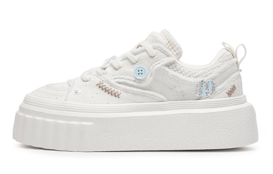Champion Champ Creeper Low top Skateboard Shoes Women's Beige