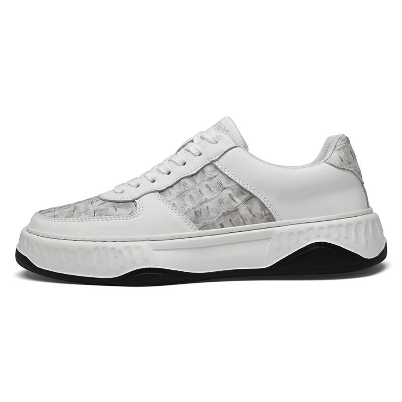 DUNNU Cow Leather Low top Skateboard Shoes Men's