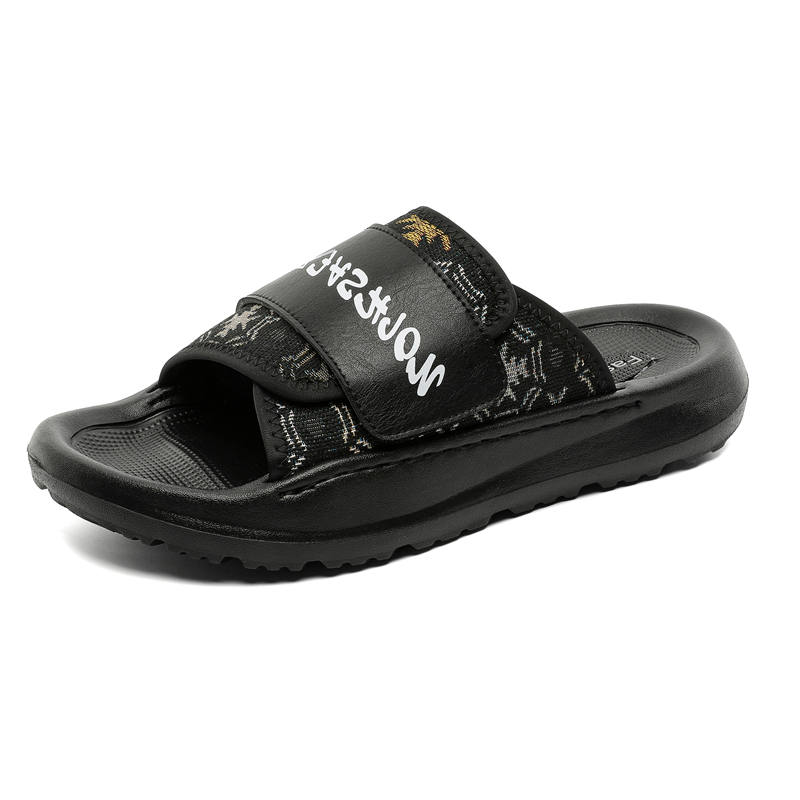 SOBB Slip Resistant Abrasion Resistant Cushioning Slip Resistant Abrasion Resistant Cushioning Slide Slippers Men's
