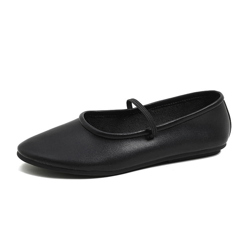 TATAYA Microfiber Leather Flat Mary Jane Shoes Women's