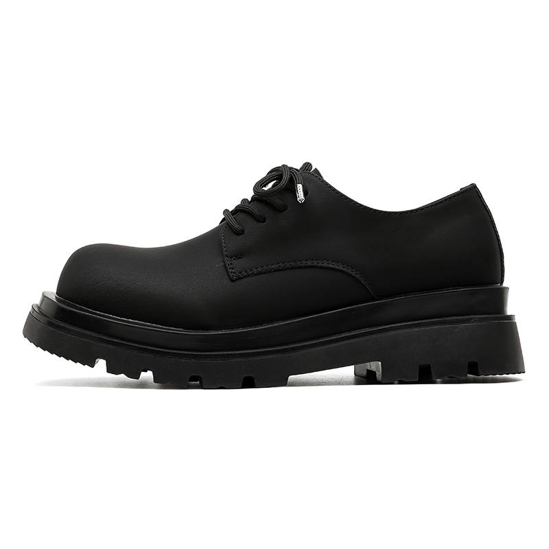 KAQIAODI Microfiber Leather Casual Shoes Men's Black
