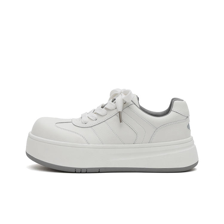 MASOOMAKE Cow Split Leather Low top Skateboard Shoes Women's