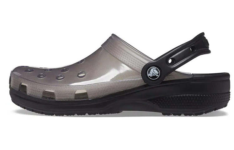Crocs Crocs Jelly Crocs Transparent Black Unisex Sandals