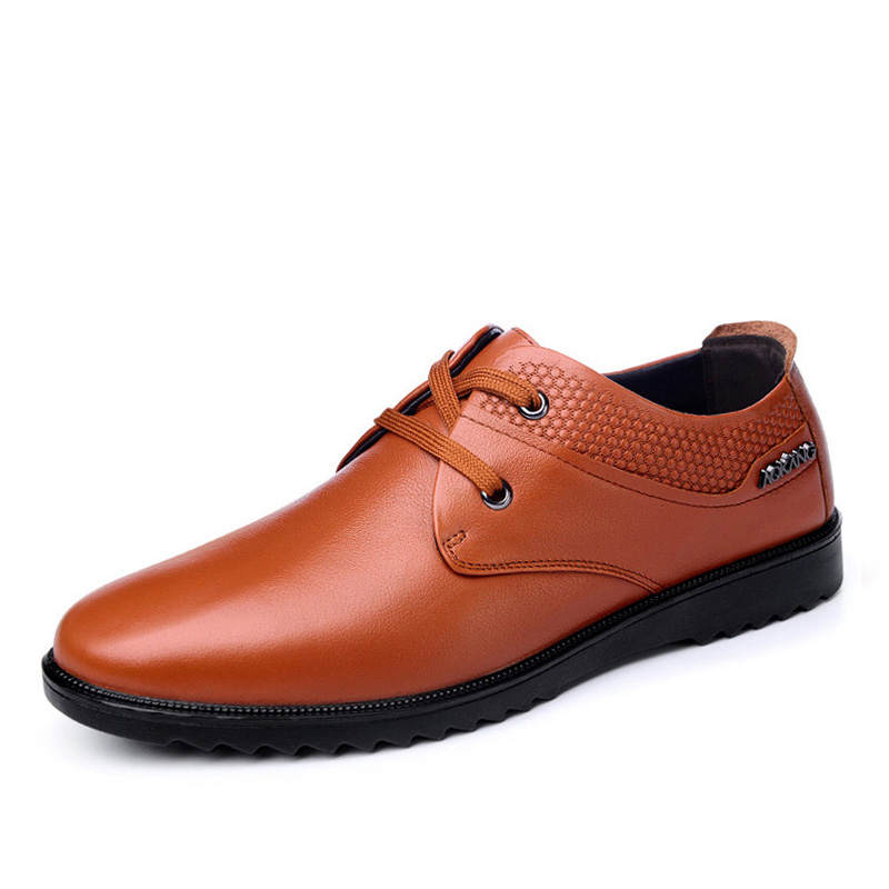 AOKANG Men's Shoes Casual Leather Shoes Men's