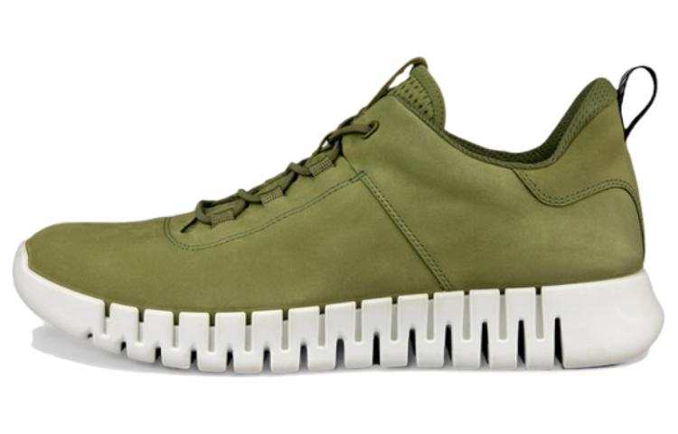 Ecco Ecco Split Suede Low top Casual Shoes Men's Grass Green
