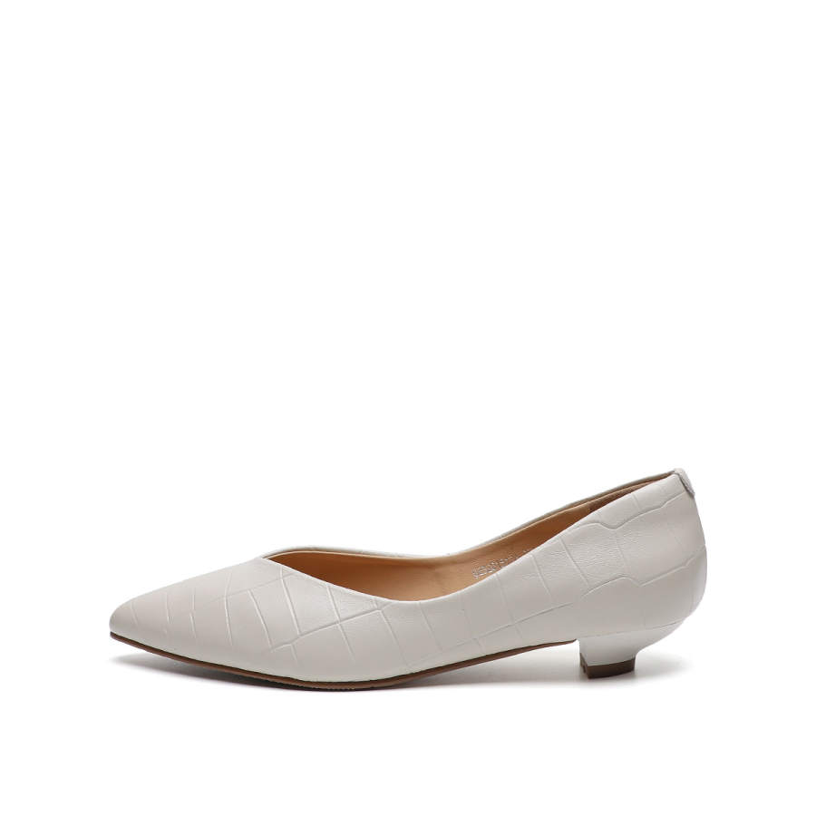 Mulinsen Commute Shoes Sheepskin Casual Shoes 2cm Women's Beige
