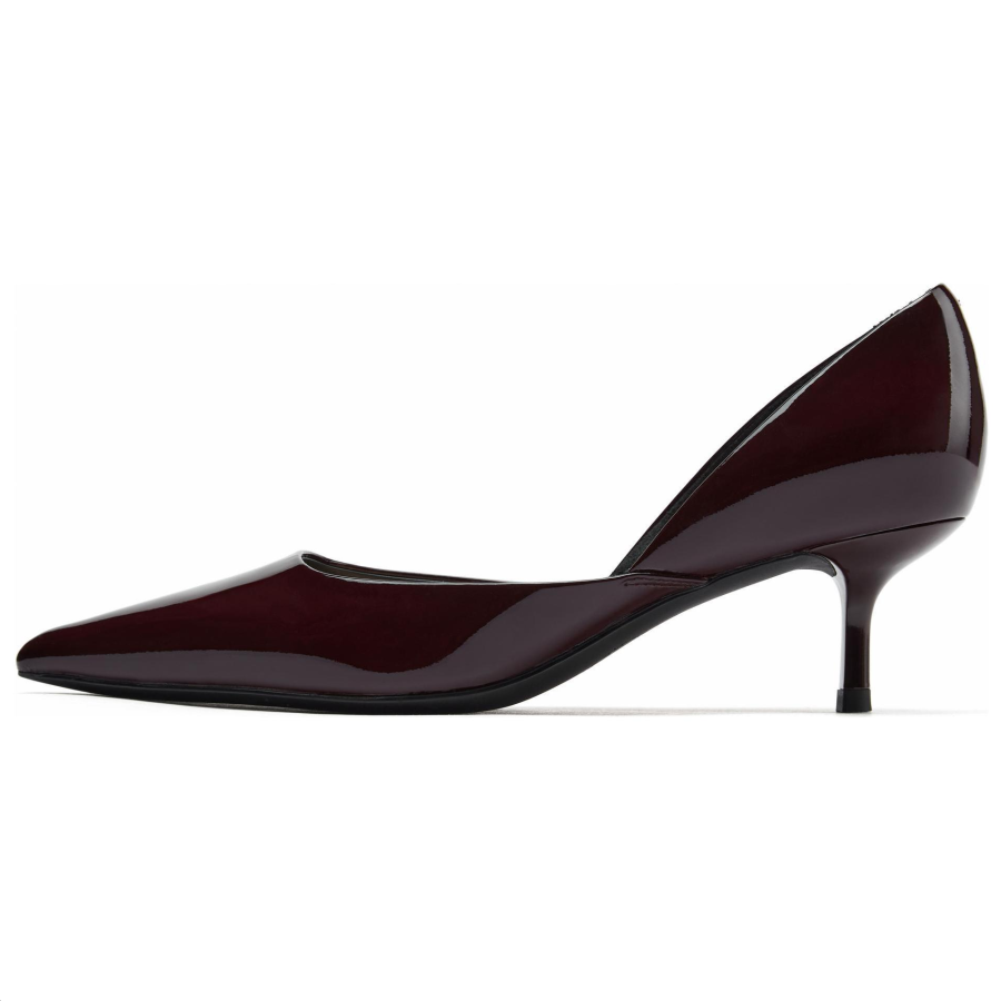 73Hours Recurring Infatuation Cow Leather Slim Heel High Heels Women's