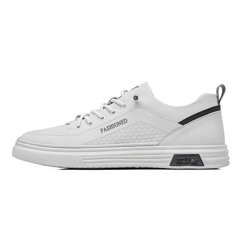 KACHILANG Cow Split Leather Low top Skateboard Shoes Men's