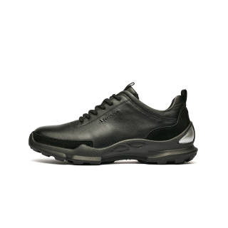 AQUASCUTUM Cow Leather Low top Casual Shoes Men's Black