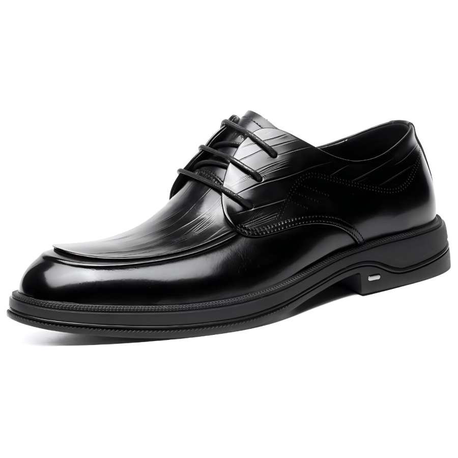 AOKANG Dress Shoes Men's Low Top Black/Brown
