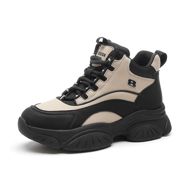 Devanro Height Increasing Abrasion Resistant Slip Resistant High top Casual Shoes Women's