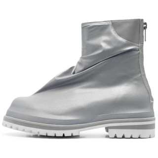 424 Pleated Marathon Boot 'Silver'
