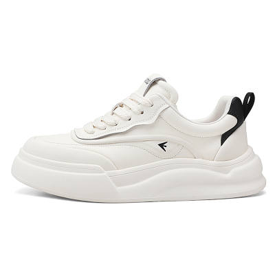 EDENBO Slip Resistant Abrasion Resistant Slip Resistant Abrasion Resistant Low top Casual Shoes Men's White