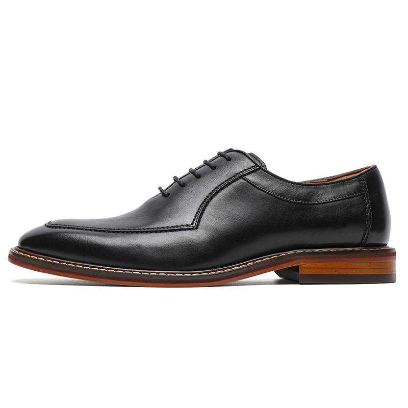 XIAOTOULANG Dress Shoes Men's Low Top Black/Brown