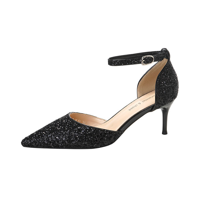 QITUMAUL High Heels Women's Champagne