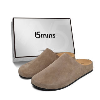 15 MINS Rubber Sole Slip Resistant Abrasion Resistant Closed Toe Slippers Unisex