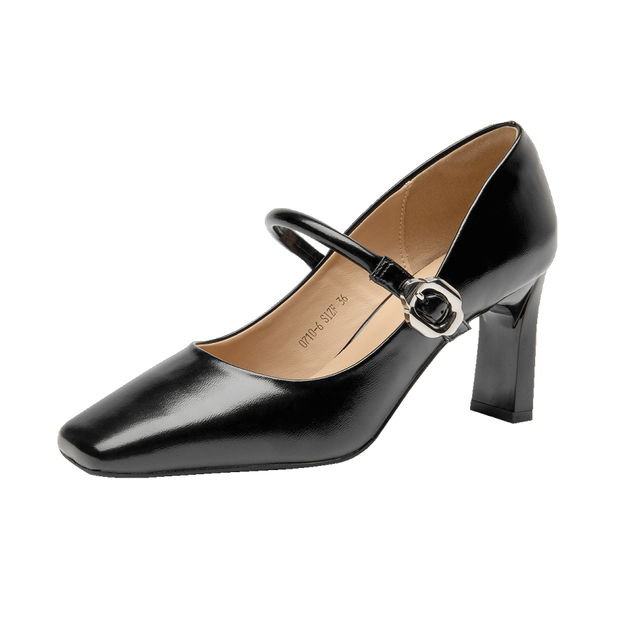 GUDIANFENGDU Chunky Heel High Heels 7.5cm Women's