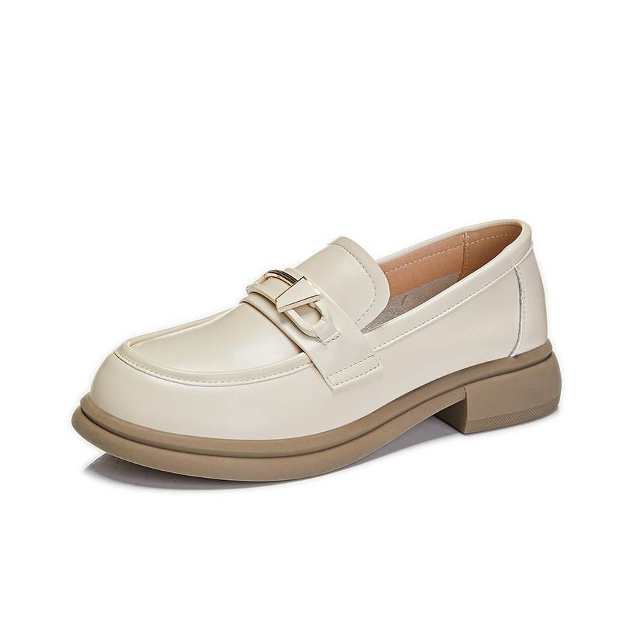 Zdwo Cow Split Leather Loafers 2.5cm Women's