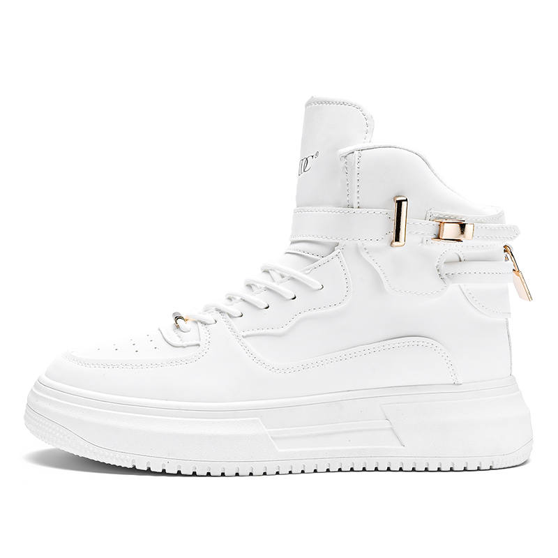 PLAY COBBLER Synthetic Leather High top Skateboard Shoes Unisex