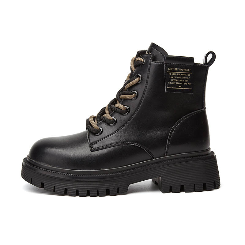 DAPHNE DAPHNE Short Combat Boots 4.5cm Women's