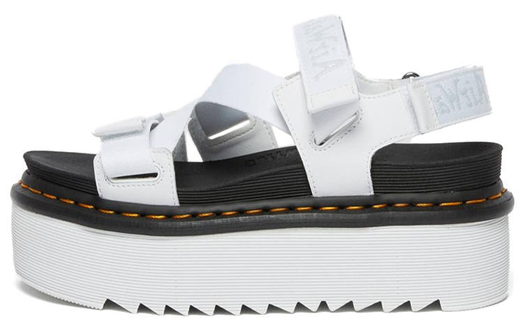 Dr.Martens Kimber Dr.Martens Logo Webbing Strap Sandal 'White'
