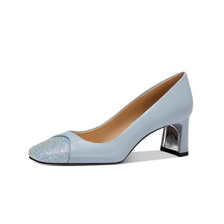 JESSICA SOPHIA Sheepskin High Heels Women's