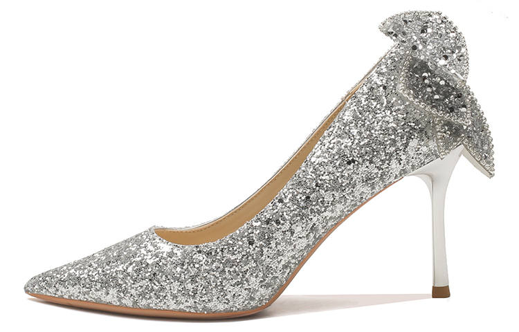 Ainer-cat Ainer cat Leather Slim Heel High Heels Women's
