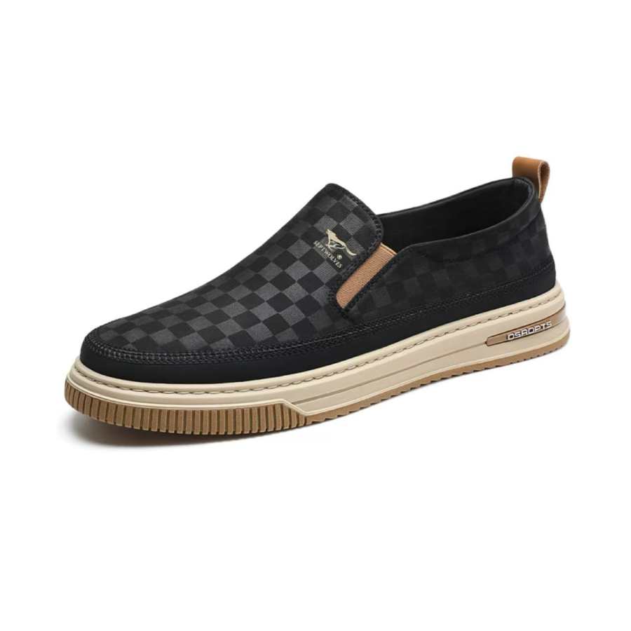 SEPTWOLVES Fabric Abrasion Resistant Slip Resistant Commute Slip on Casual Shoes Men's HD