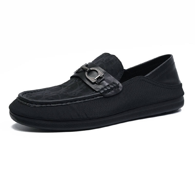 SENJIALUO Loafers Men's Black