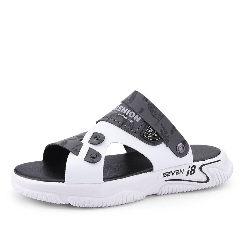 CAOZE Slide Slippers Unisex Black/Gray