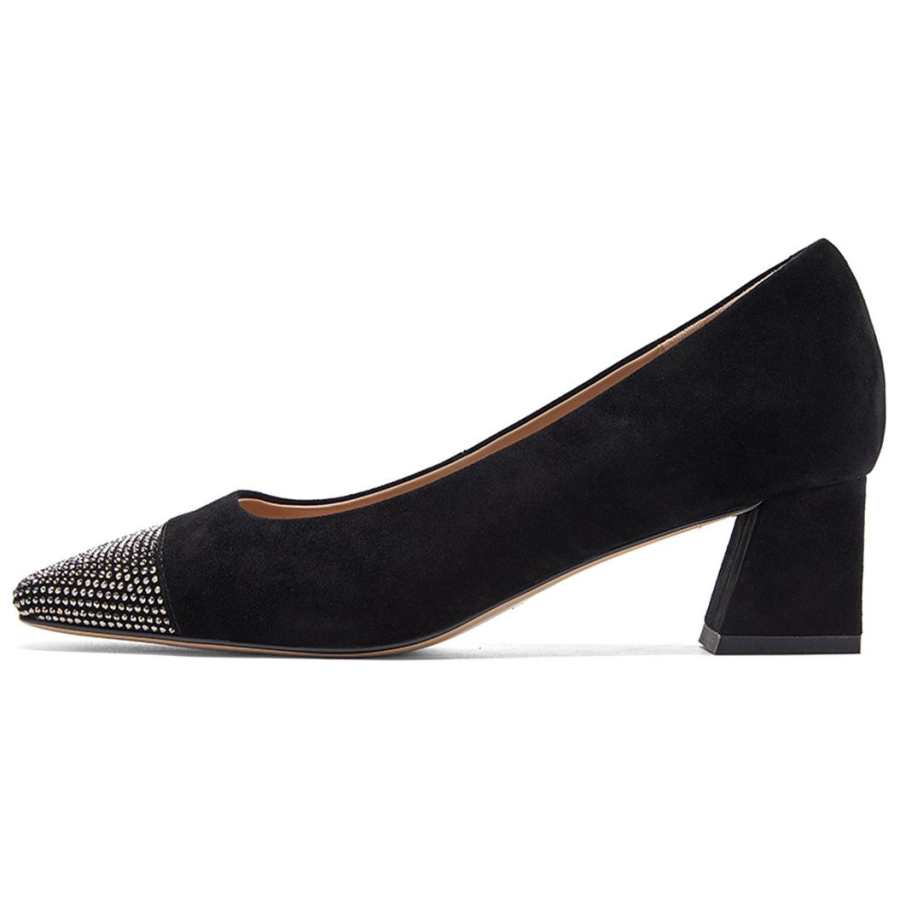 NINE WEST Sheep Suede High Heels Women's
