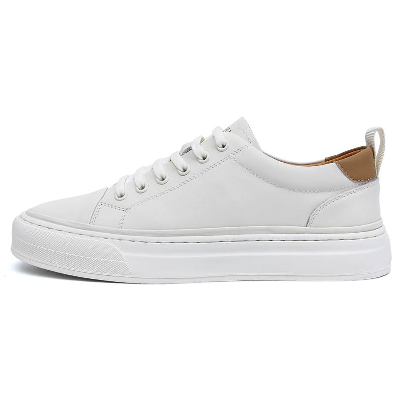 SHENGDAQISHI Cow Leather Low top Skateboard Shoes Men's