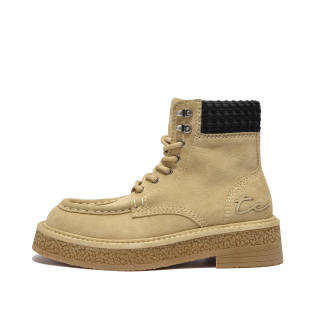 TAICHIISM Cow Leather Short Combat Boots Unisex
