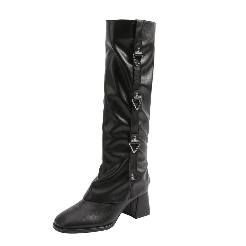 Zubumei Microfiber Leather Knee high Boots Women's
