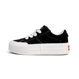 URAKCK Low top Skate Shoes Women's Black White
