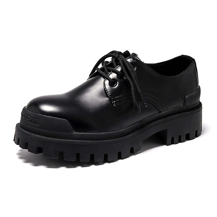 KAQIAODI Microfiber Leather Casual Shoes Men's Black