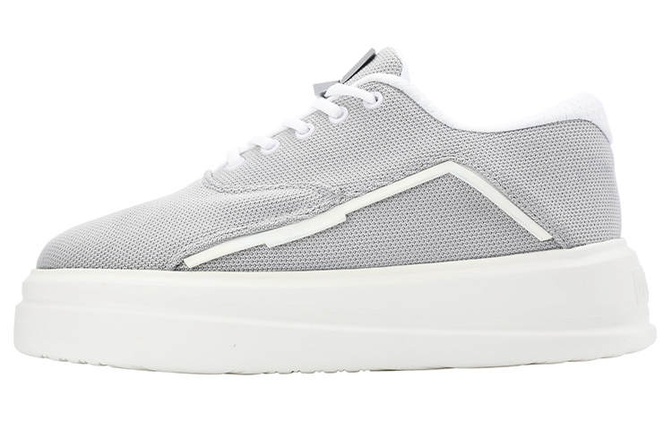 NORVINCY Fabric Stylish Skateboarding Shoes Unisex Gray