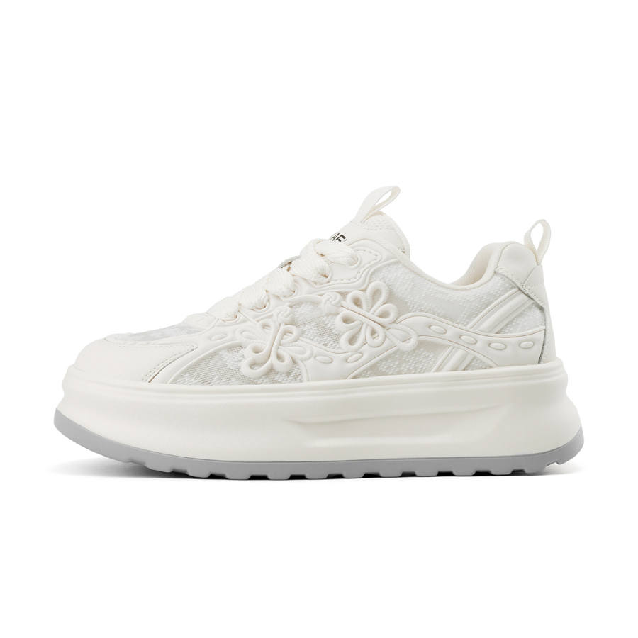 KEKAFU Slip Resistant And Breathable Height Increasing Low top Casual Shoes Women's
