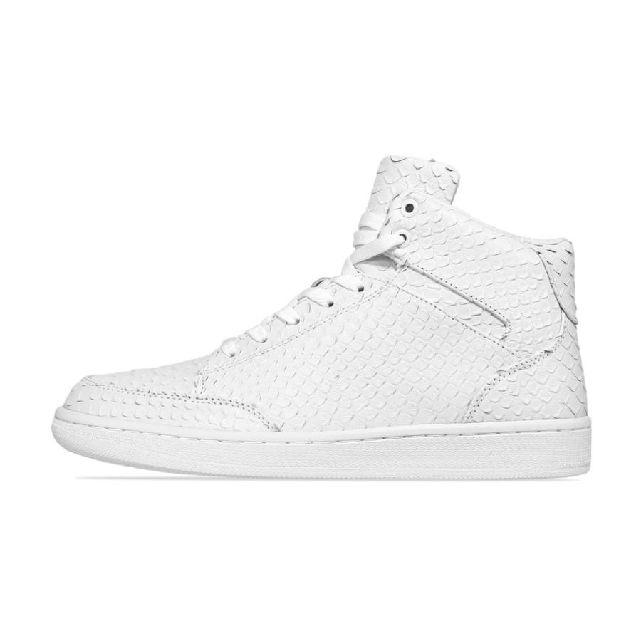 SOULSFENG Abrasion Resistant Abrasion Resistant High top Skateboard Shoes Unisex White