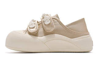EBLAN Fabric Low top Skateboard Shoes Women's Pink