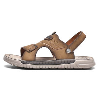 G'VILL Beach Sandals Men's Khaki/Green