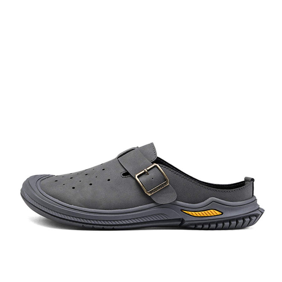 Mulinsen Abrasion Resistant Abrasion Resistant Closed Toe Slippers Men's