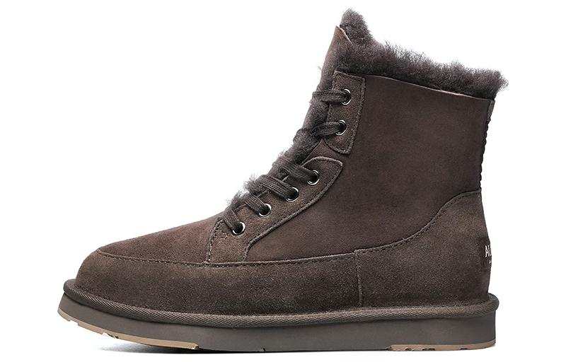 AU&MU Snow Boots Unisex Chocolate