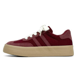 VASIBAEN Low top Skateboard Shoes Men's Christmas Red