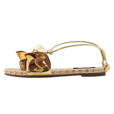MIAOLV Austrian Princess Pu One Strap Sandals 2cm Women's