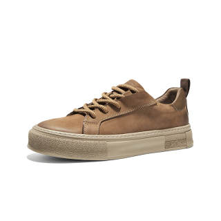 Hautton Jeans Cow Leather Low top Skateboard Shoes Men's